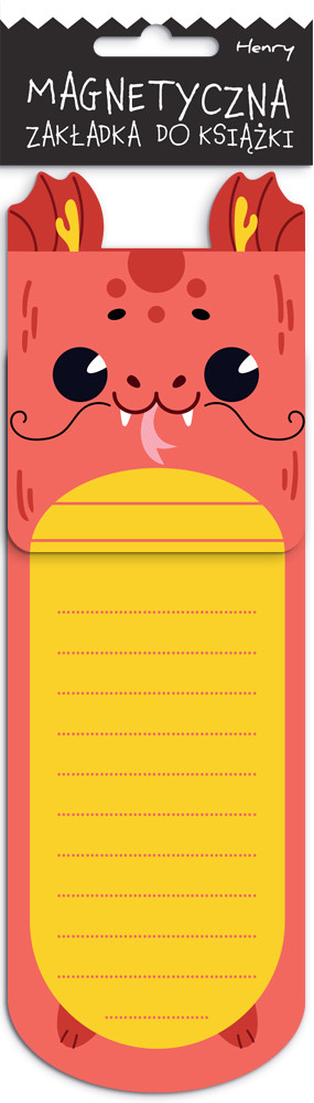 Zakładka magnetyczna do książki Notka Dragon Henry